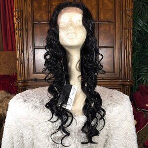 Pazazz PL-Beyonce Designer Collection 27" Lace Front Wavy Color 1B Synthetic Wig